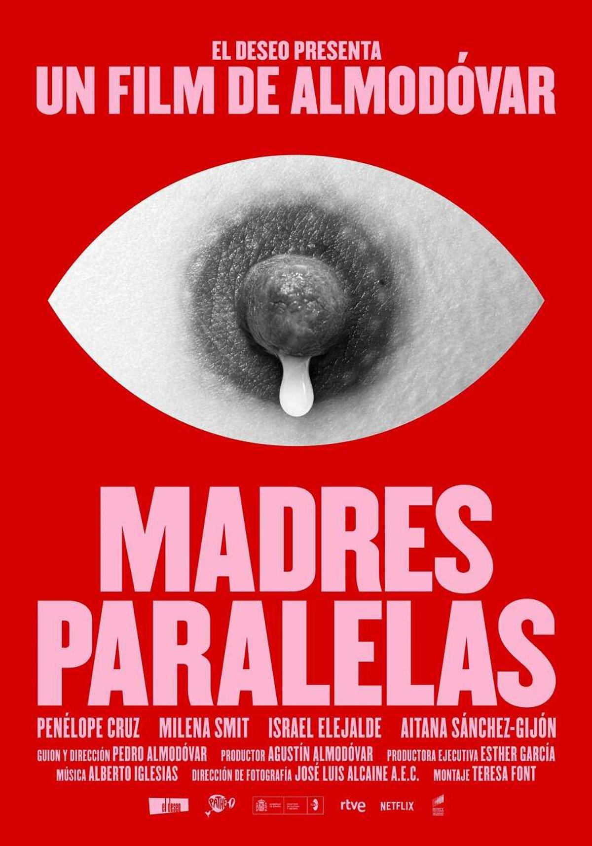 Almodóvar publica amb polèmica el cartell de ‘Madres paralelas’, la seva nova pel·lícula