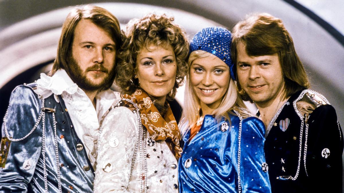 Los integrantes del grupo ABBA.