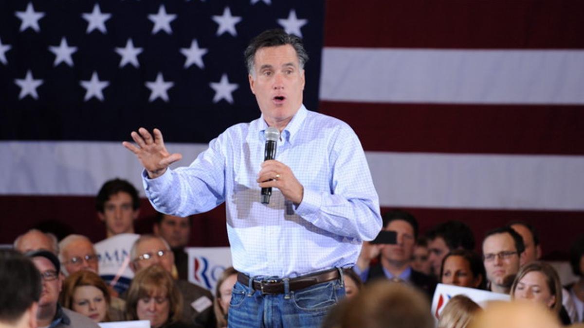 Mitt Romney, durante un acto de campaña en Irmo (Carolina del Sur), el miércoles.