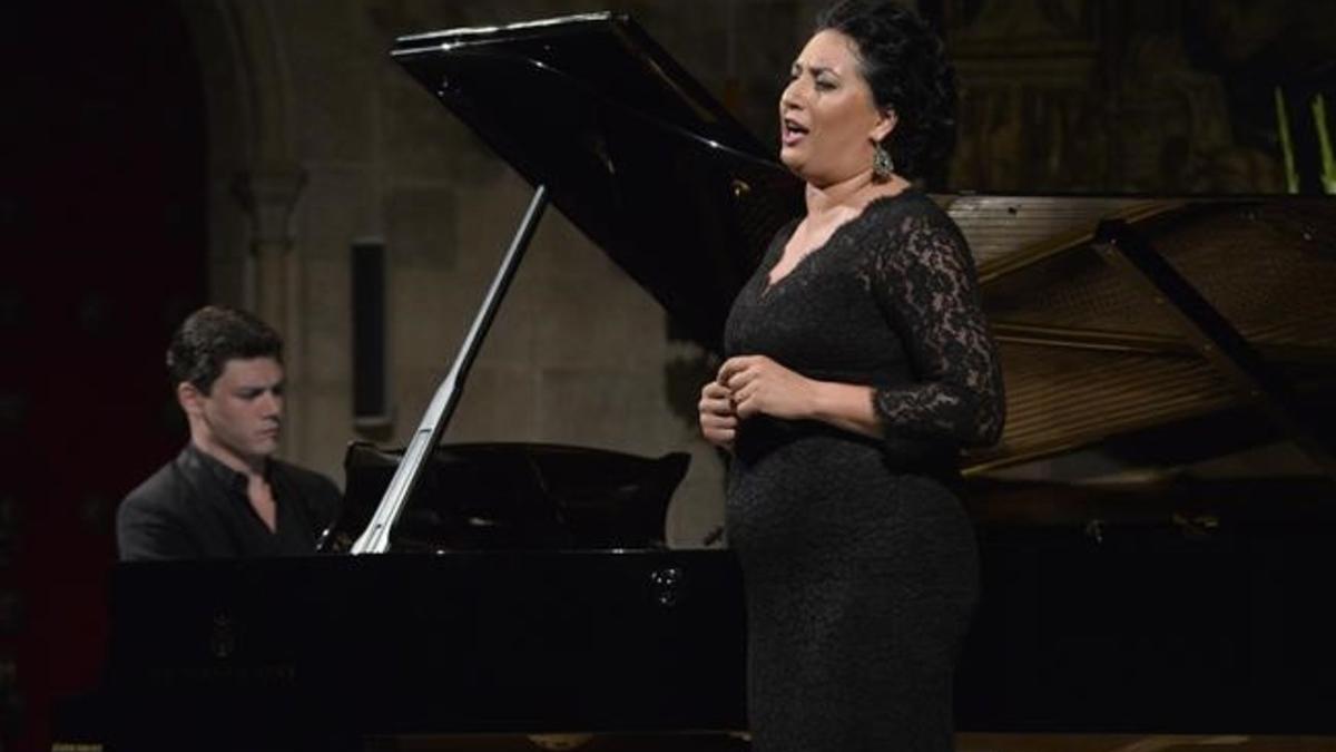 La 'mezzosoprano' Anita Rachvelishvili, la noche del miércoles en Peralada.