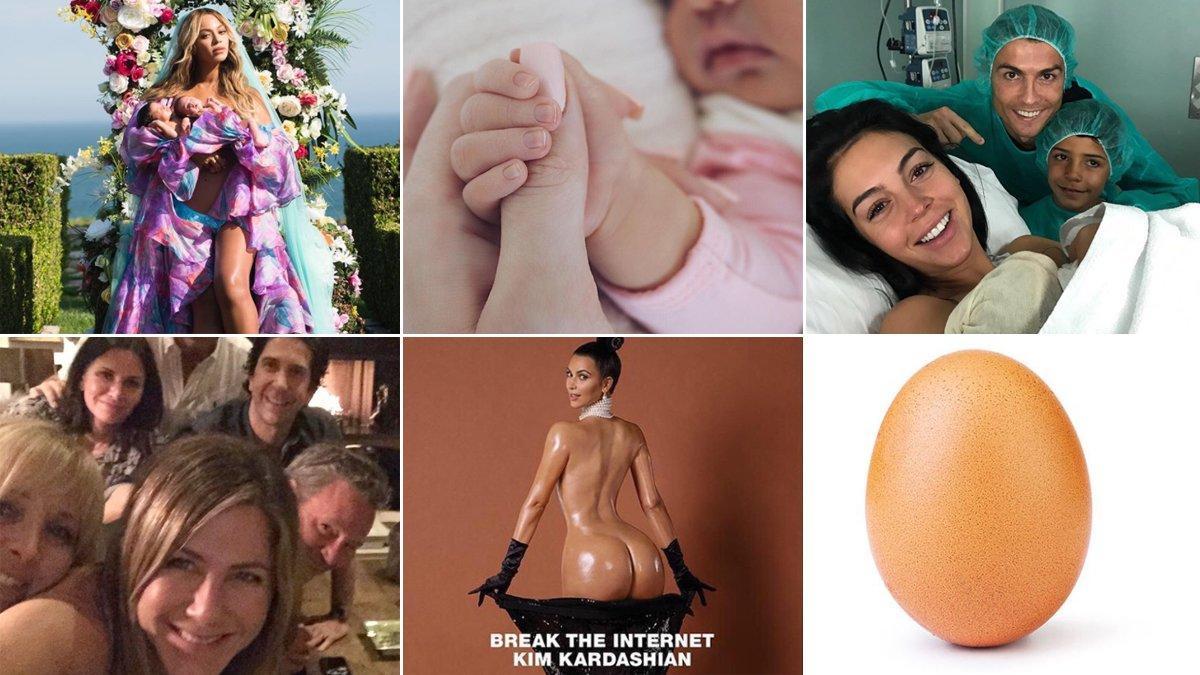 Algunas de las fotos más famosas de Instagram durante esta década.