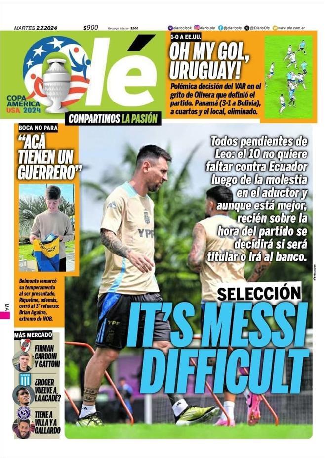 Las portadas de los periódicos deportivos de hoy, martes 2 de julio