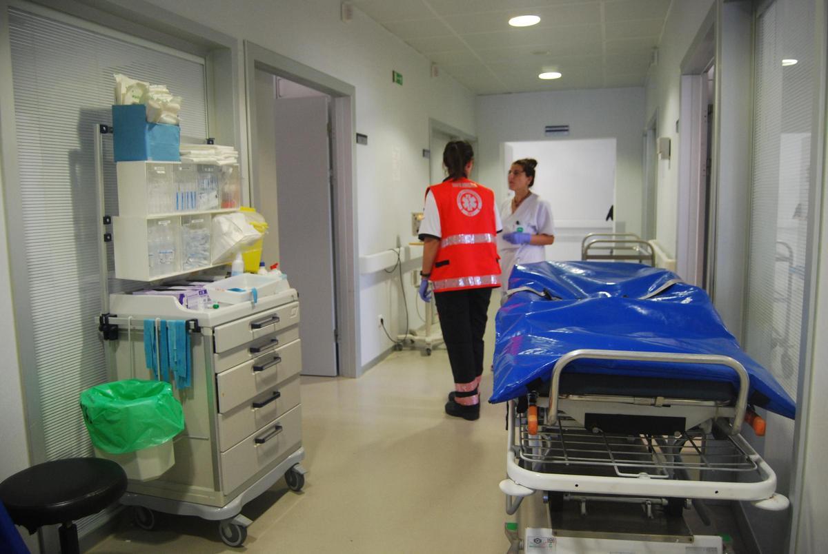 Interior del hospital de Formentera