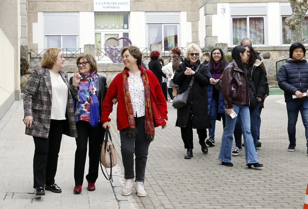 A homenaxe do cole O Pombal de Vigo a Begoña Caamaño na Primavera das Letras