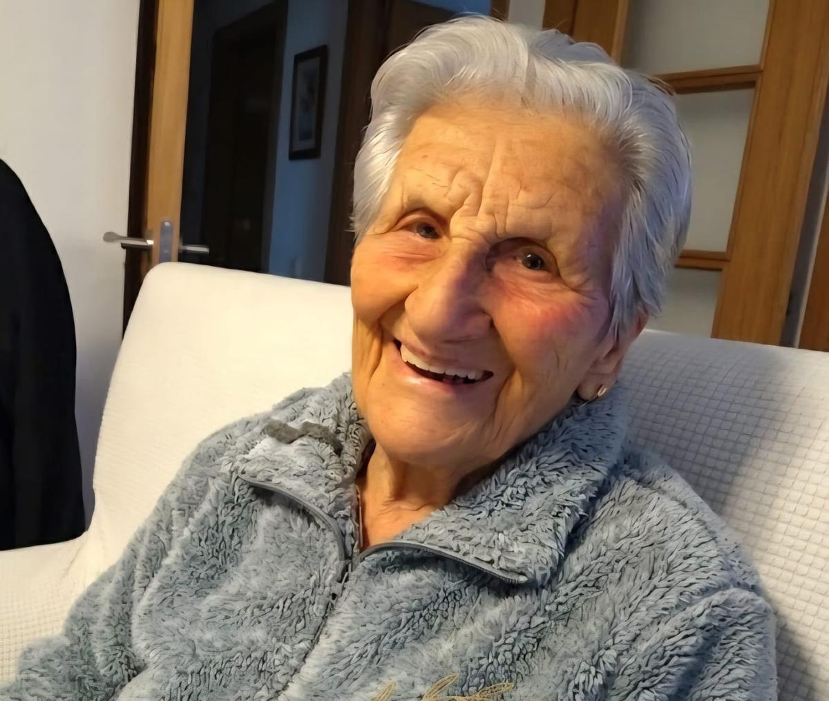 María Ramos Villar ha cumplido este sábado 100 años en Melgar de Tera.