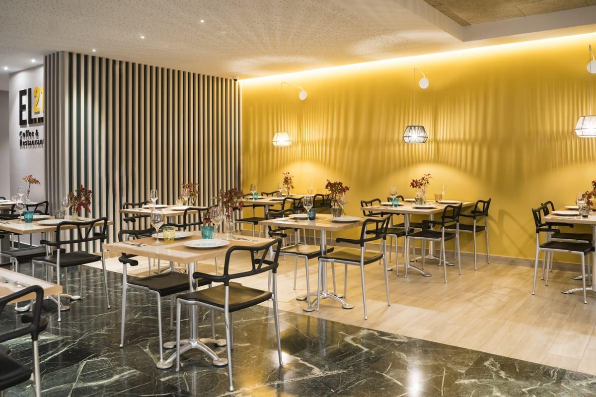 Interior del restaurante.