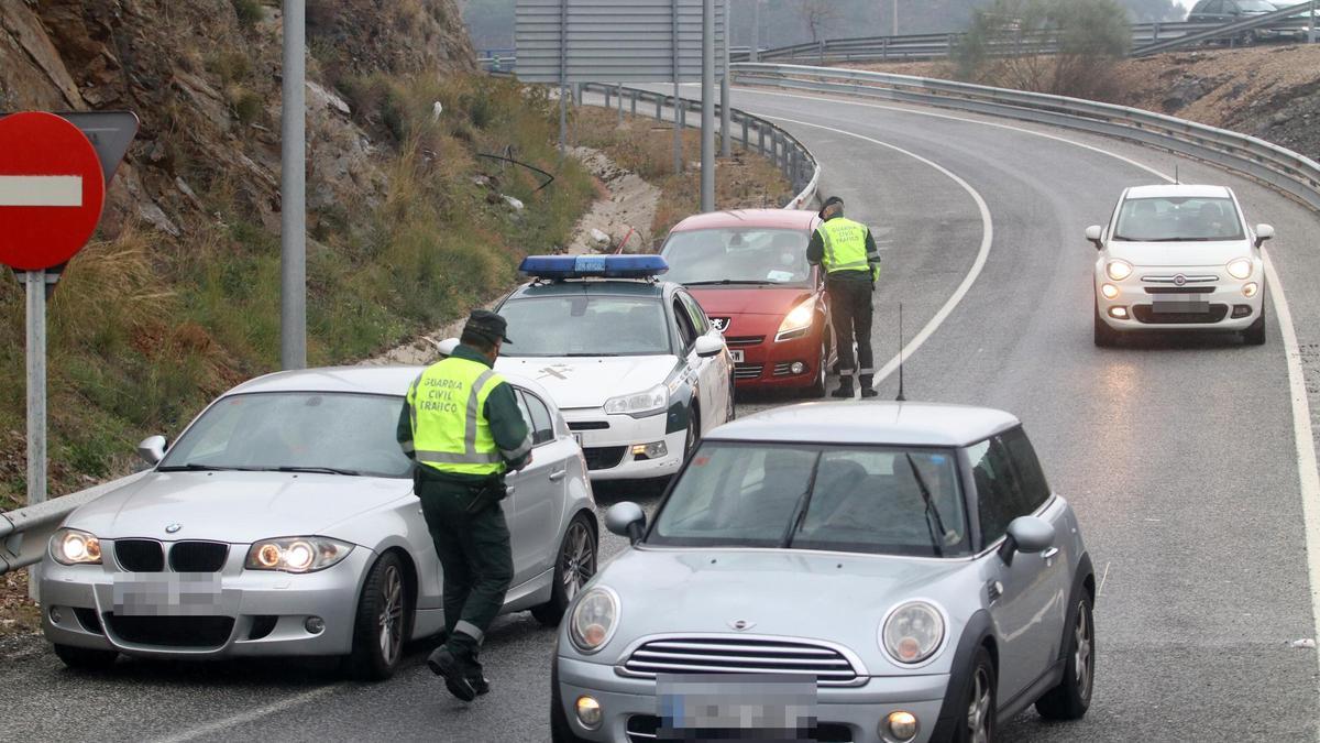 Control de tráfico en Málaga