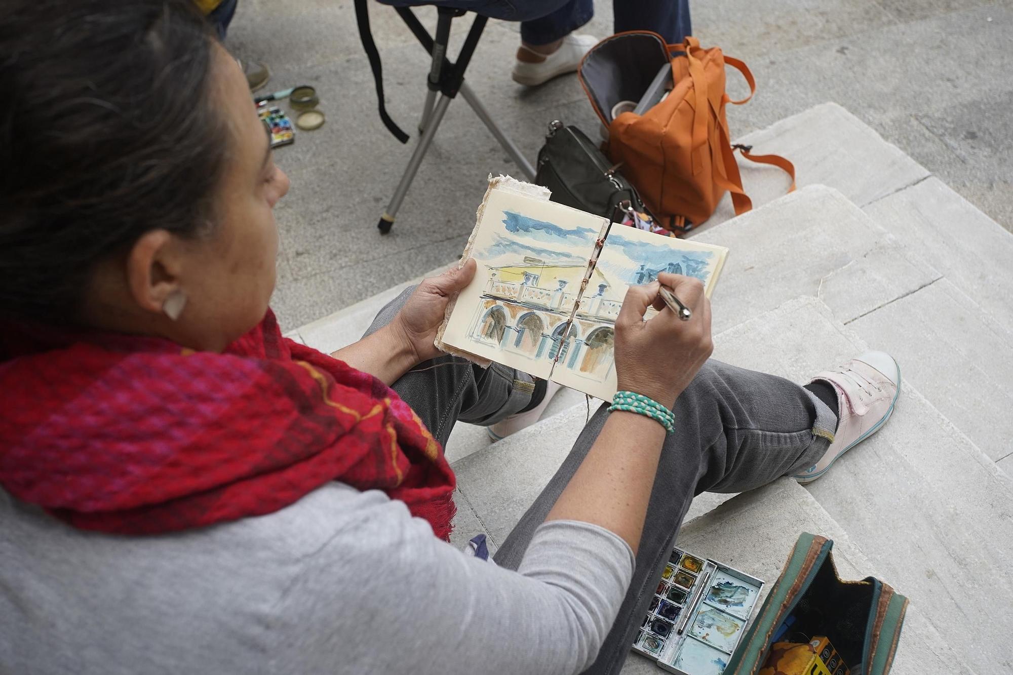 Desena jornada d’Urban Sketchers a Girona