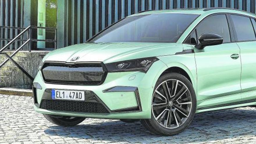 Impresionante aspecto del Skoda Enyaq iV.