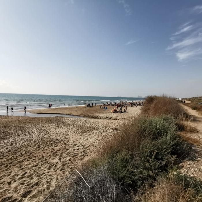 Playa de Alboraia entre la Patacona y el Carraixet