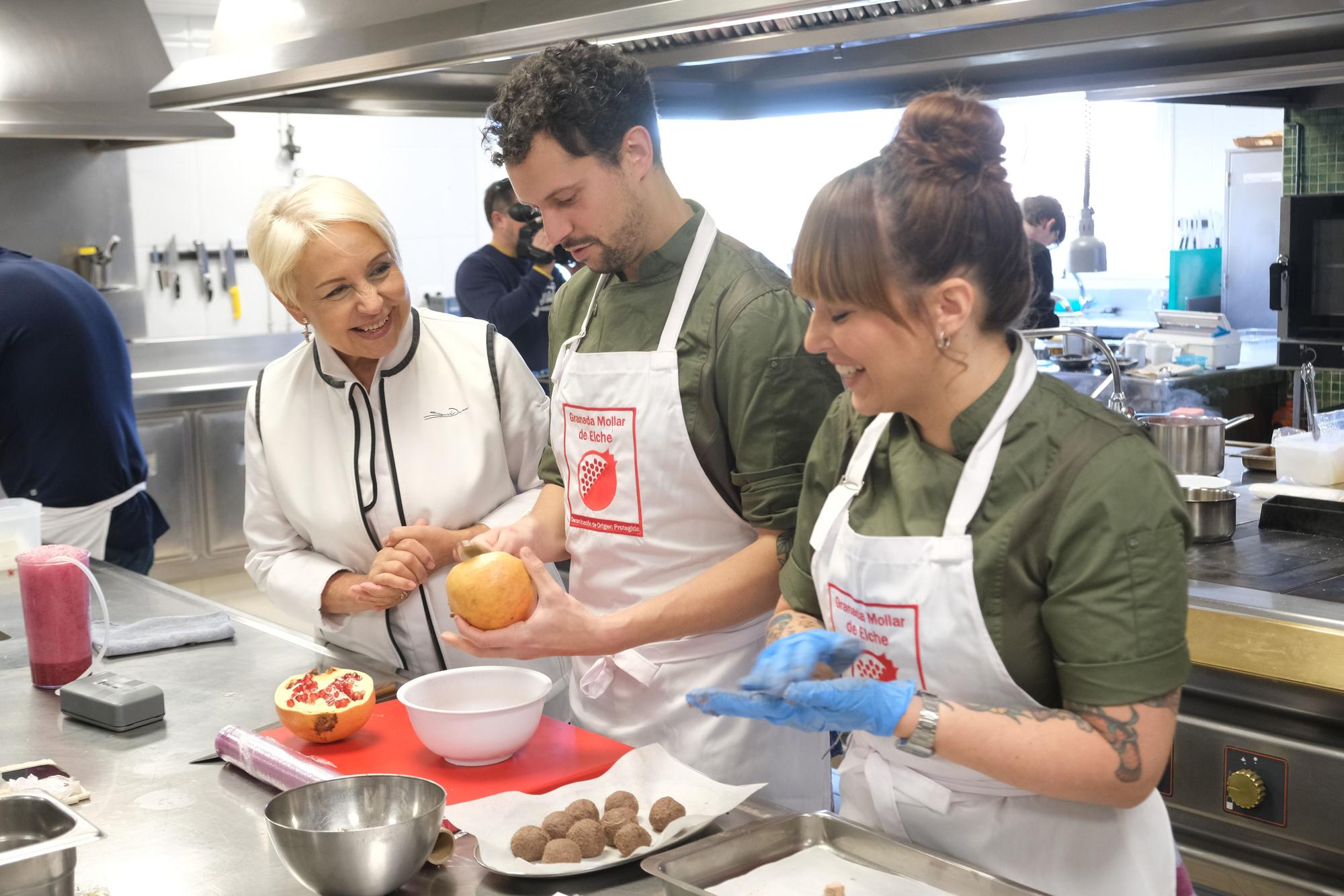 Así ha sido el concurso de cocina creativa con granada mollar de Elche