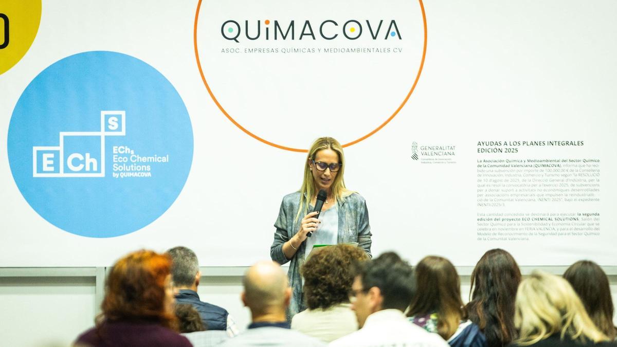 Amaya Fernández de Uzquiano, presidenta de Quimacova.