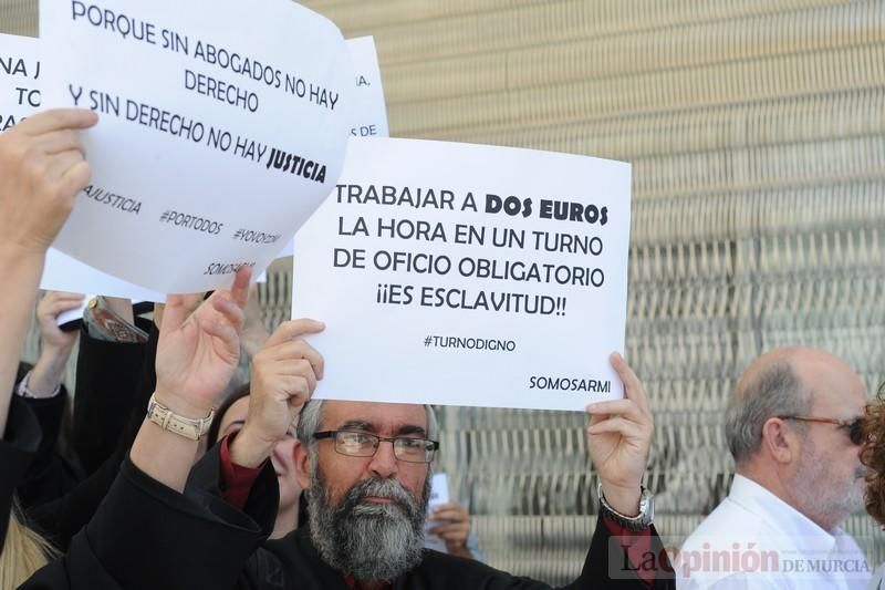 Huelga de jueces y fiscales en Murcia