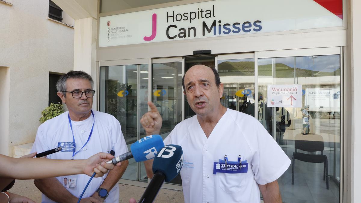 Antoni Pallicer y Carlos Rodríguez Ribas, esta mañana