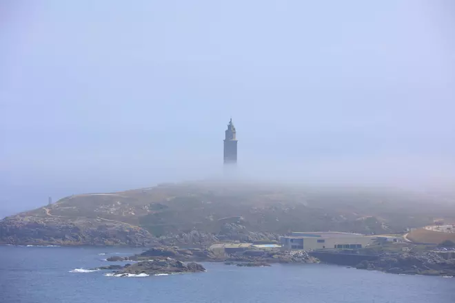 Julio arranca con días de niebla en A Coruña