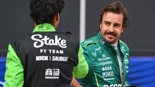 Alonso, pletórico: "Estuvimos cerca de la pole, así que súper contento"