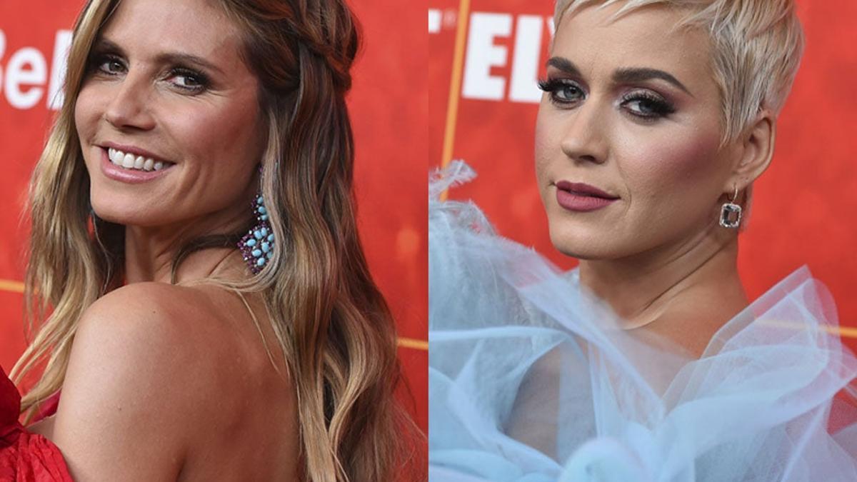 Heidi Klum y Katy Perry impactantes en la gala Amfar