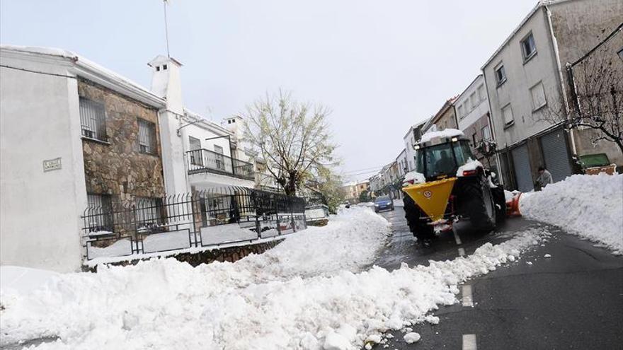 El 112 activa la alerta por nevadas y viento en Extremadura