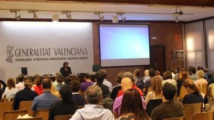 Rubén Trenzano, en una jornada d&#039;informació al professorat.