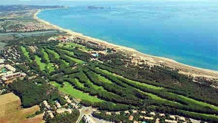 Imatge aèria de la platja de Pals.