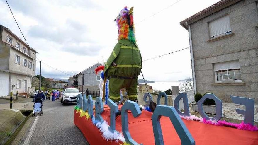 Fodorico, vestido de guardia forestal en el desfile de este año. // G.S.