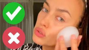 Irina Shayk, fan de las rutina de belleza con hielo.