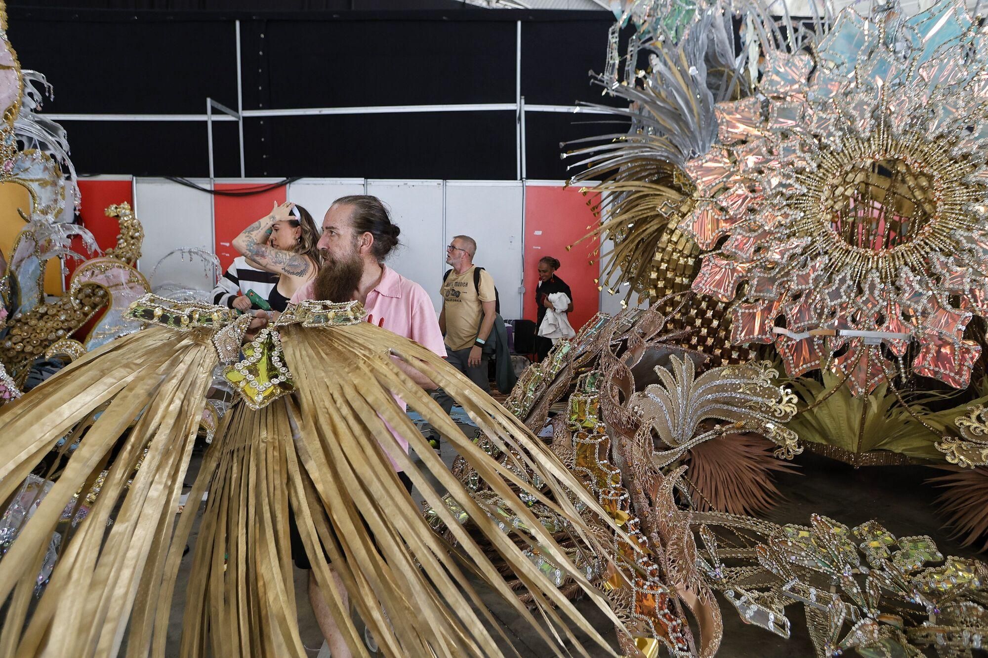 Backstage de la Gala de la Reina de Santa Cruz de Tenerife