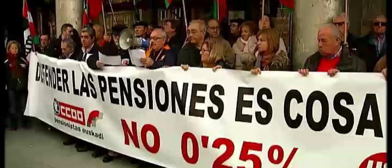 Los pensionistas vuelven a tomar las calles