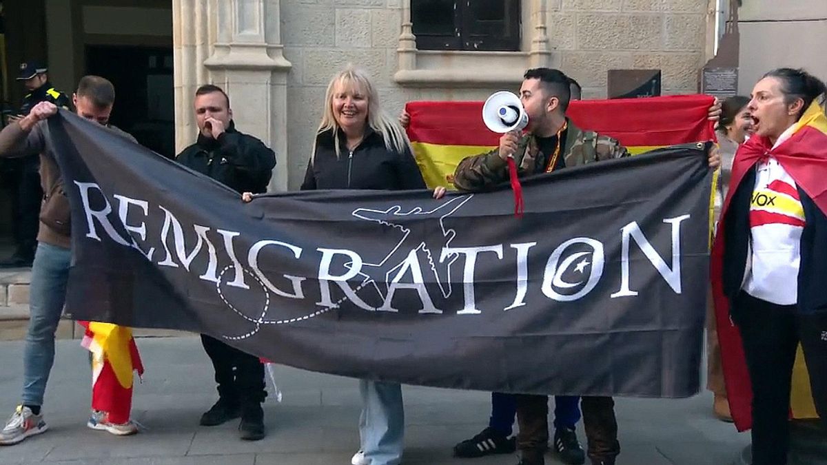 Manifestación en Mataró