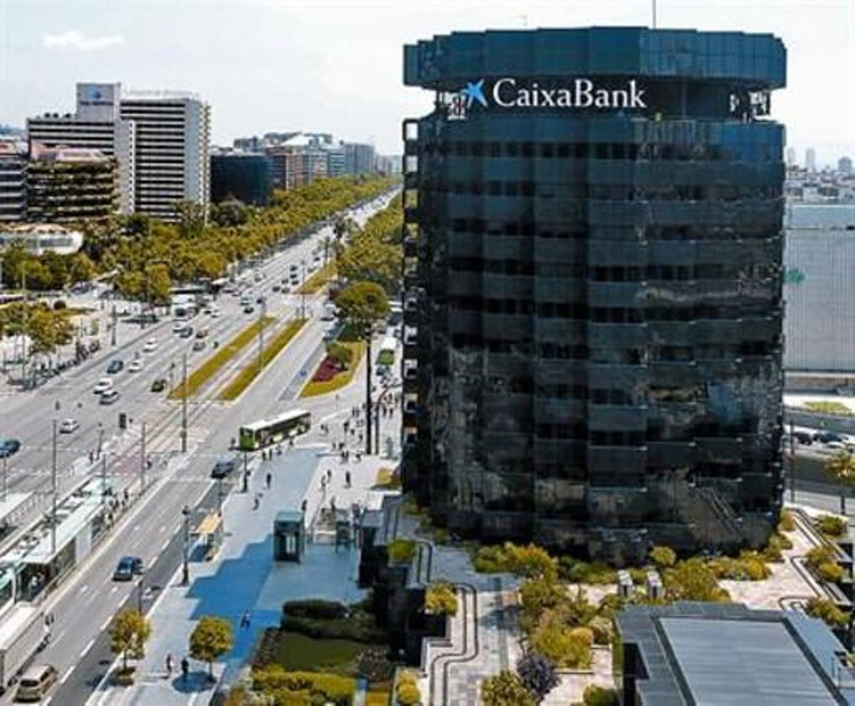 La seu central de CaixaBank, a Barcelona. La seu central de CaixaBank, a Barcelona.