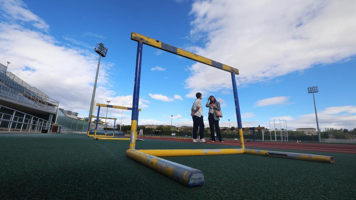 Imagen de las pistas de atletismo del CAD que van a ser reformadas el año que viene.