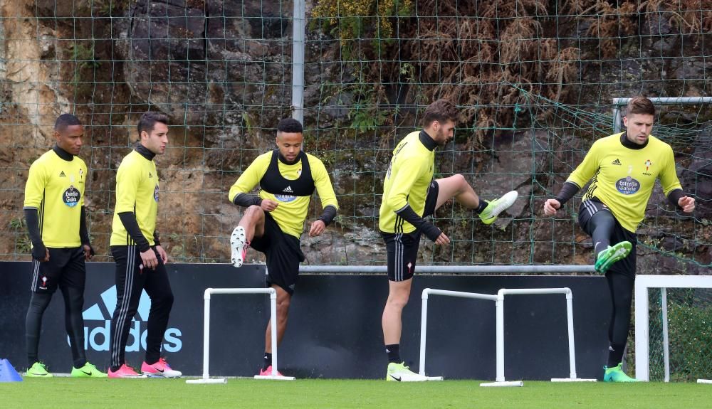 El equipo celeste prepara a contrarreloj el partido del domingo en Mendizorroza ante el Alavés