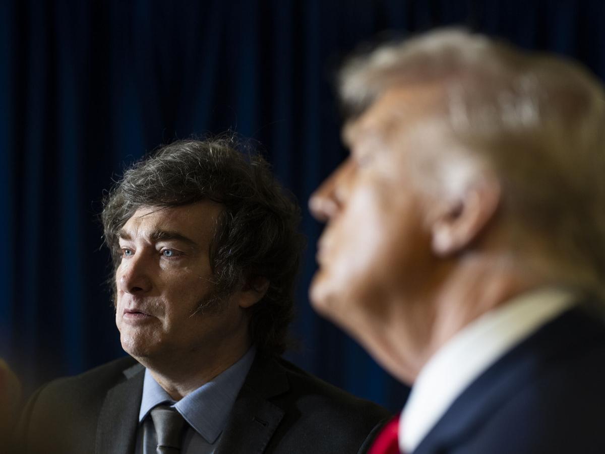 Septiembre de 2025, Donald Trump junto al presidente argentino Javier Milei, en Nueva York