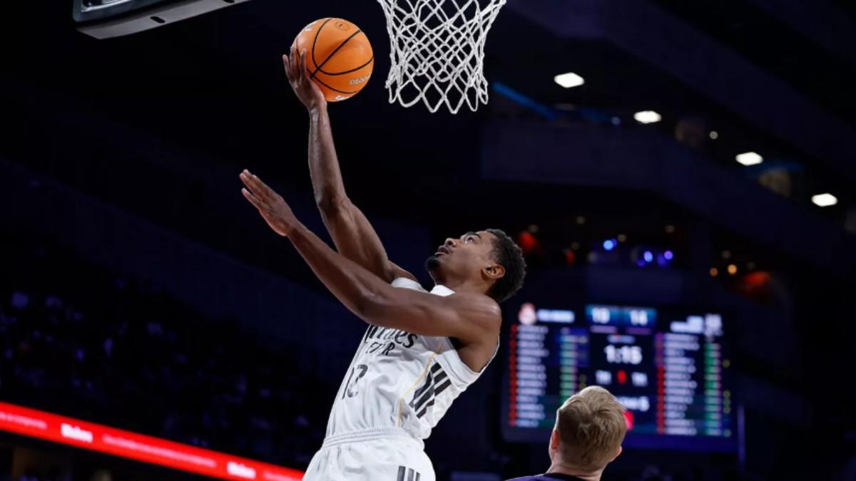 Théo Maledon, en una acción del último partido contra el Bilbao Basket