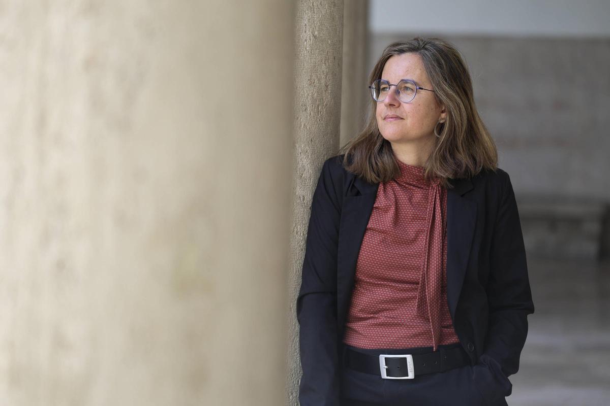 Mariona Tomàs en el Centre Cultural La Nau de la Universitat de València