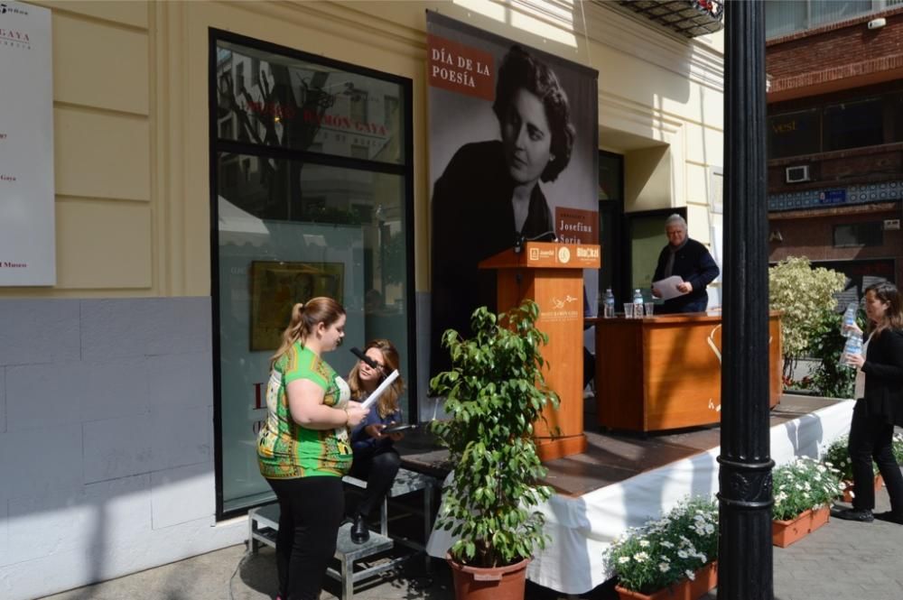 Así se ha celebrado el Día de la Poesía en Murcia