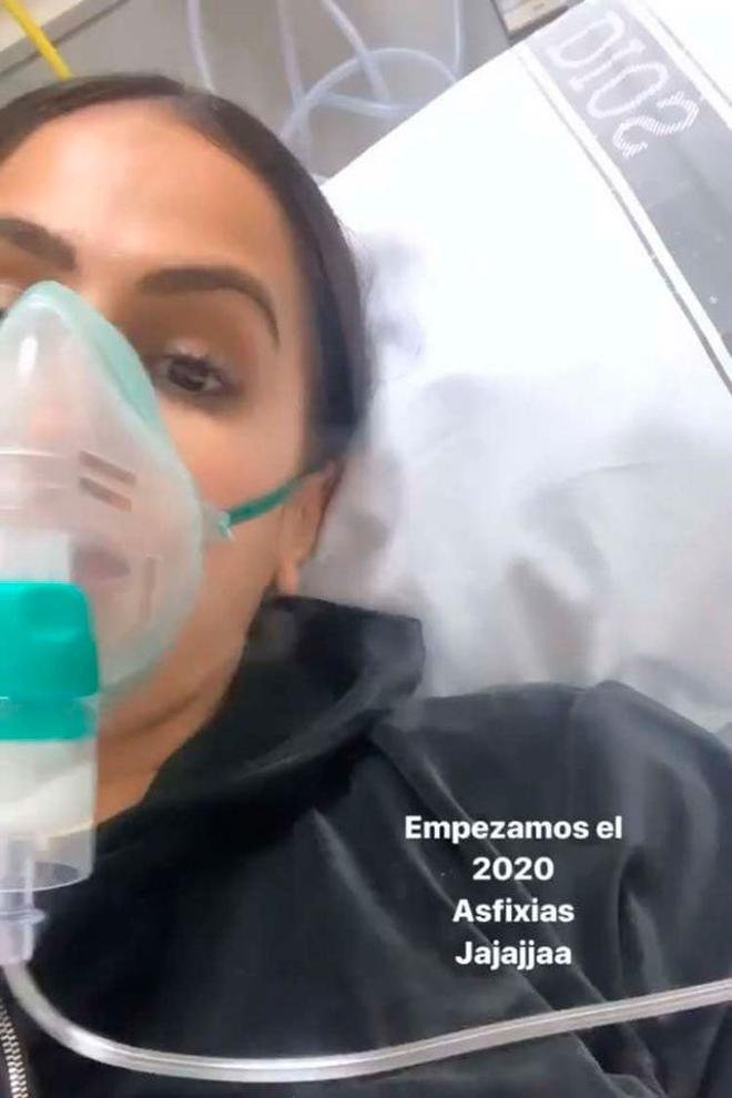 Noemi Salazar en el hospital