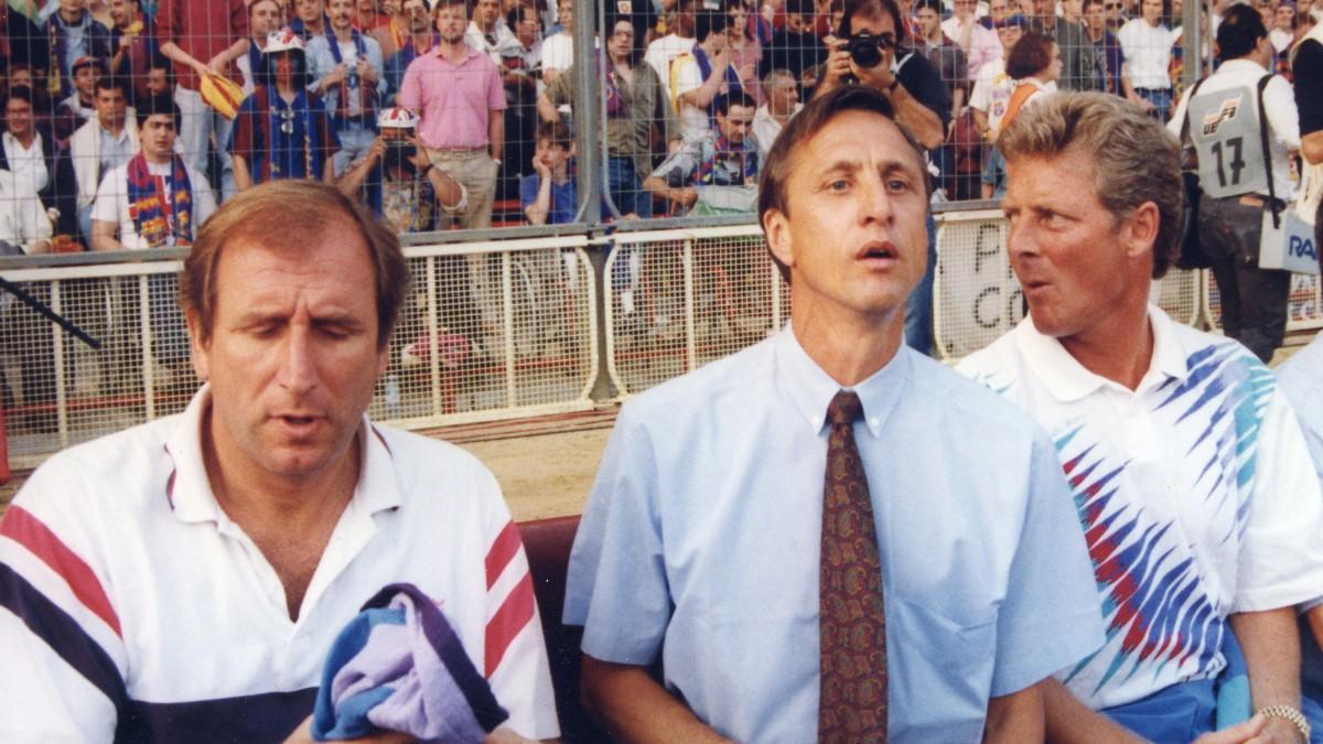 Rexach y Bruins eran los ayudantes de Johan Cruyff