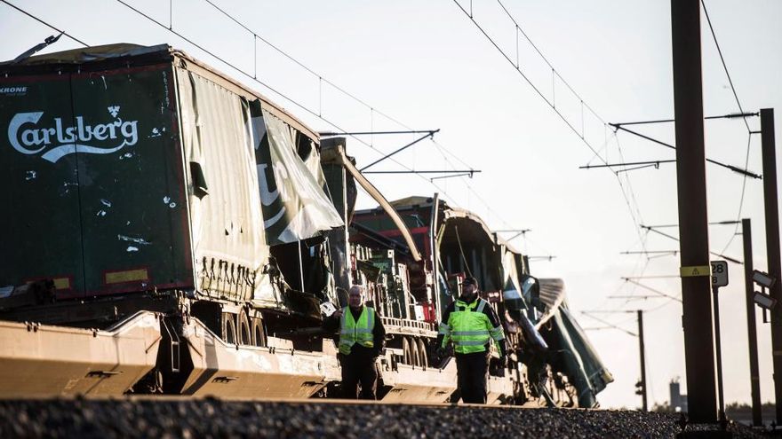 Accidente de tren en Dinamarca