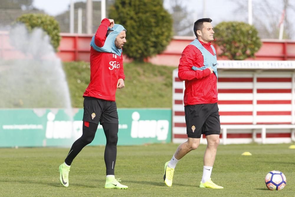 Entrenamiento del Sporting