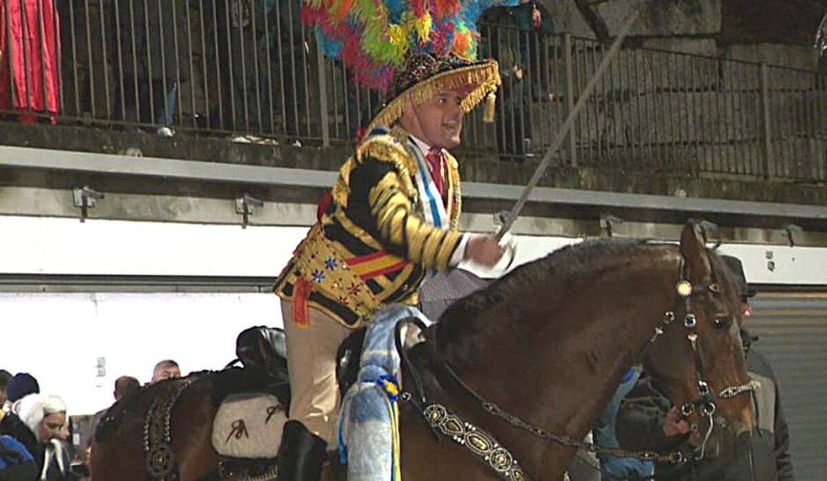 Uno de los atranques protagonizados por los Xenerais da Ulla, en este caso el pasado sábado en Vedra