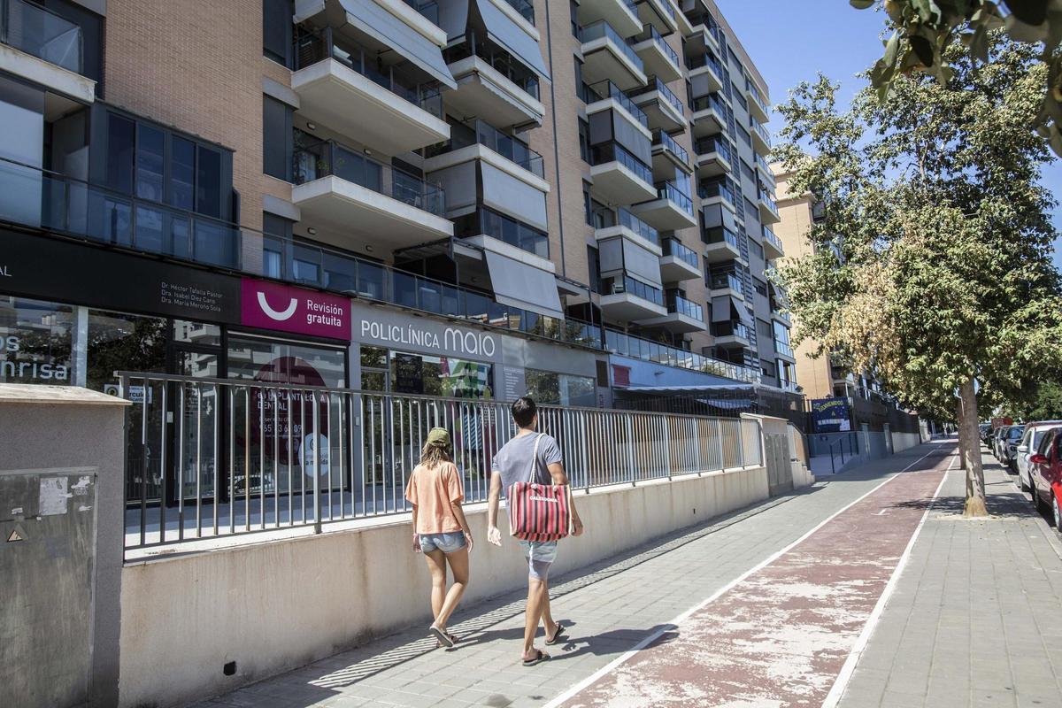 Una vista general del PAU 5 en la Playa de San Juan, una de las zonas en auge en el mercado inmobiliario de Alicante.