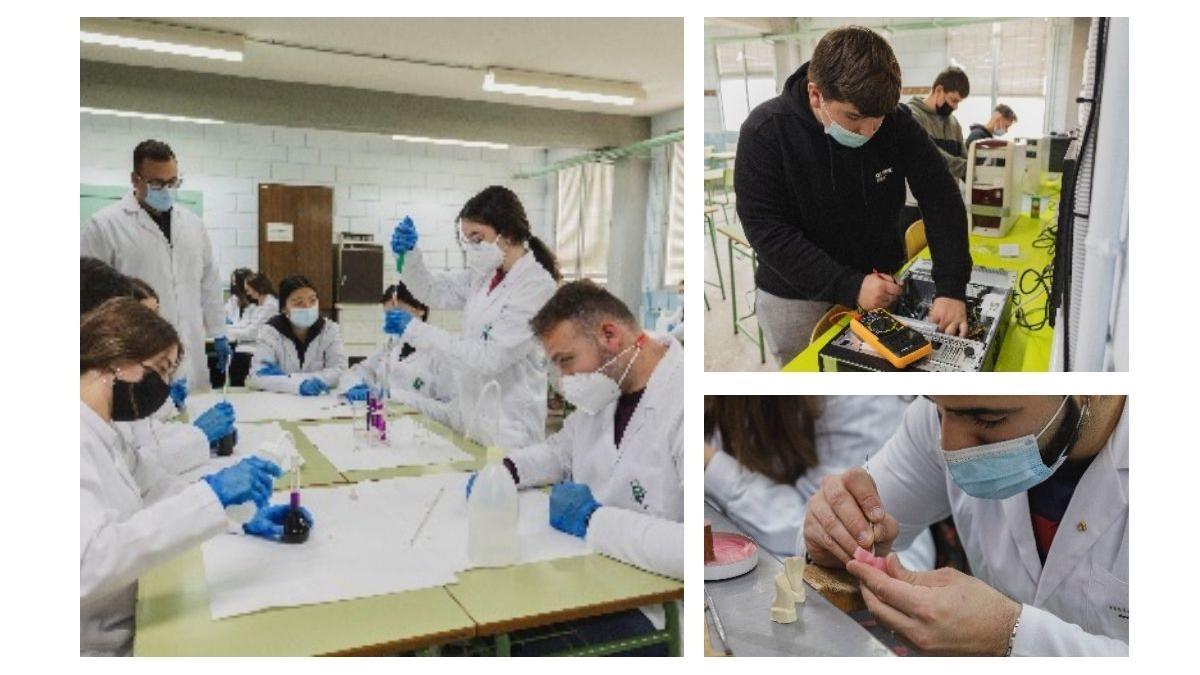 Los alumnos del Ramón y Cajal aprenden practicando