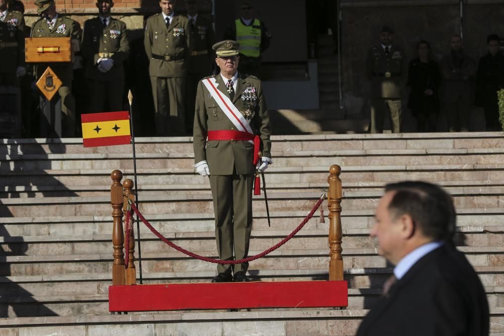 Parada militar del acto de celebración de la Inmaculada