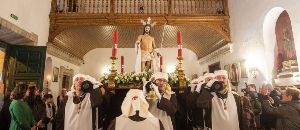 Procesión de Jesús Resucitado en la Orden Tercera.