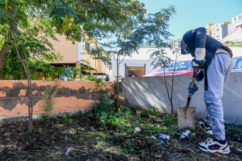 Migrantes en el Colegio León de El Lasso