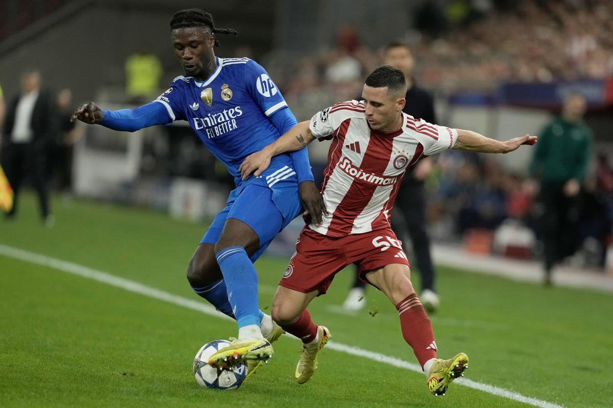 Champions League: Olympiacos - Real Madrid, en imágenes.