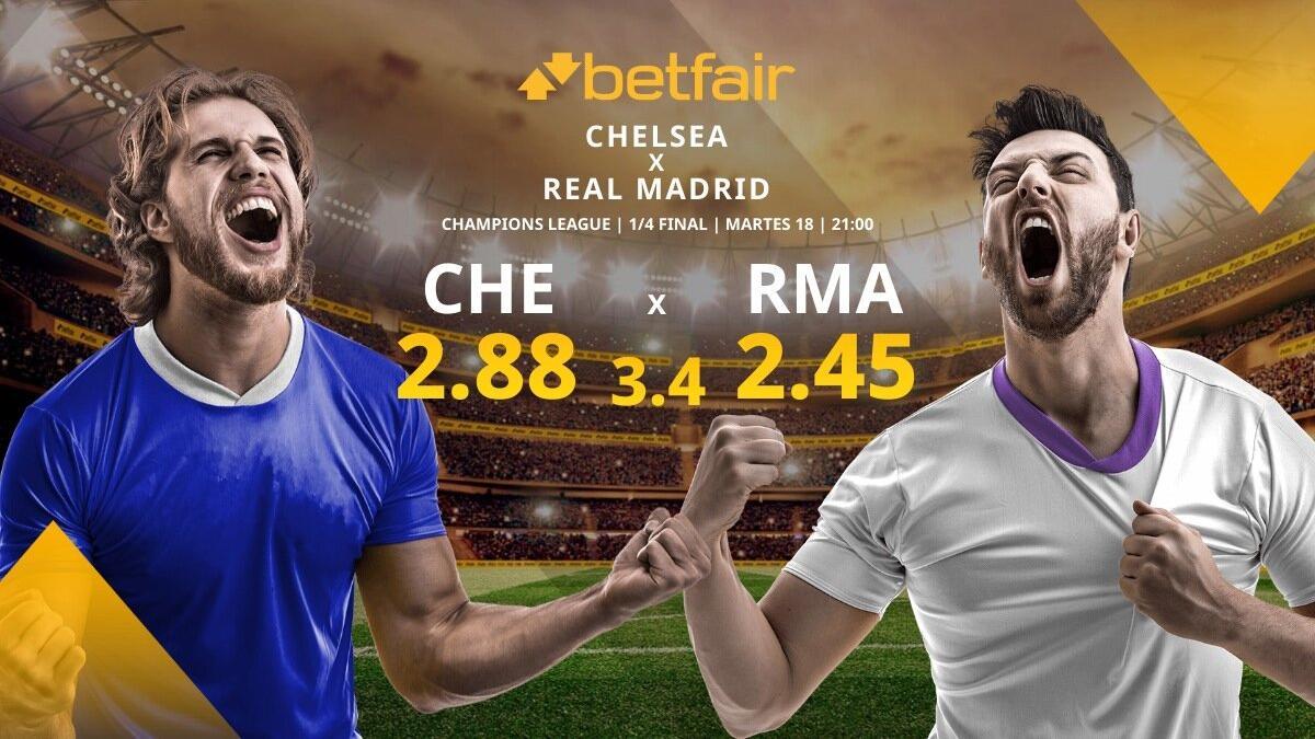 Chelsea vs. Real Madrid: horario, TV, alineaciones, estadísticas y mejores pronósticos