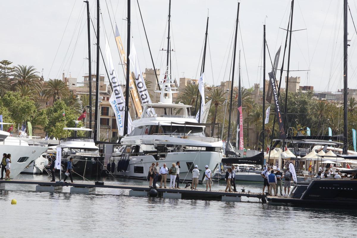 Luxusyachten, Gedränge und große Geschäfte; So war der Auftakt der Palma International Boat Show
