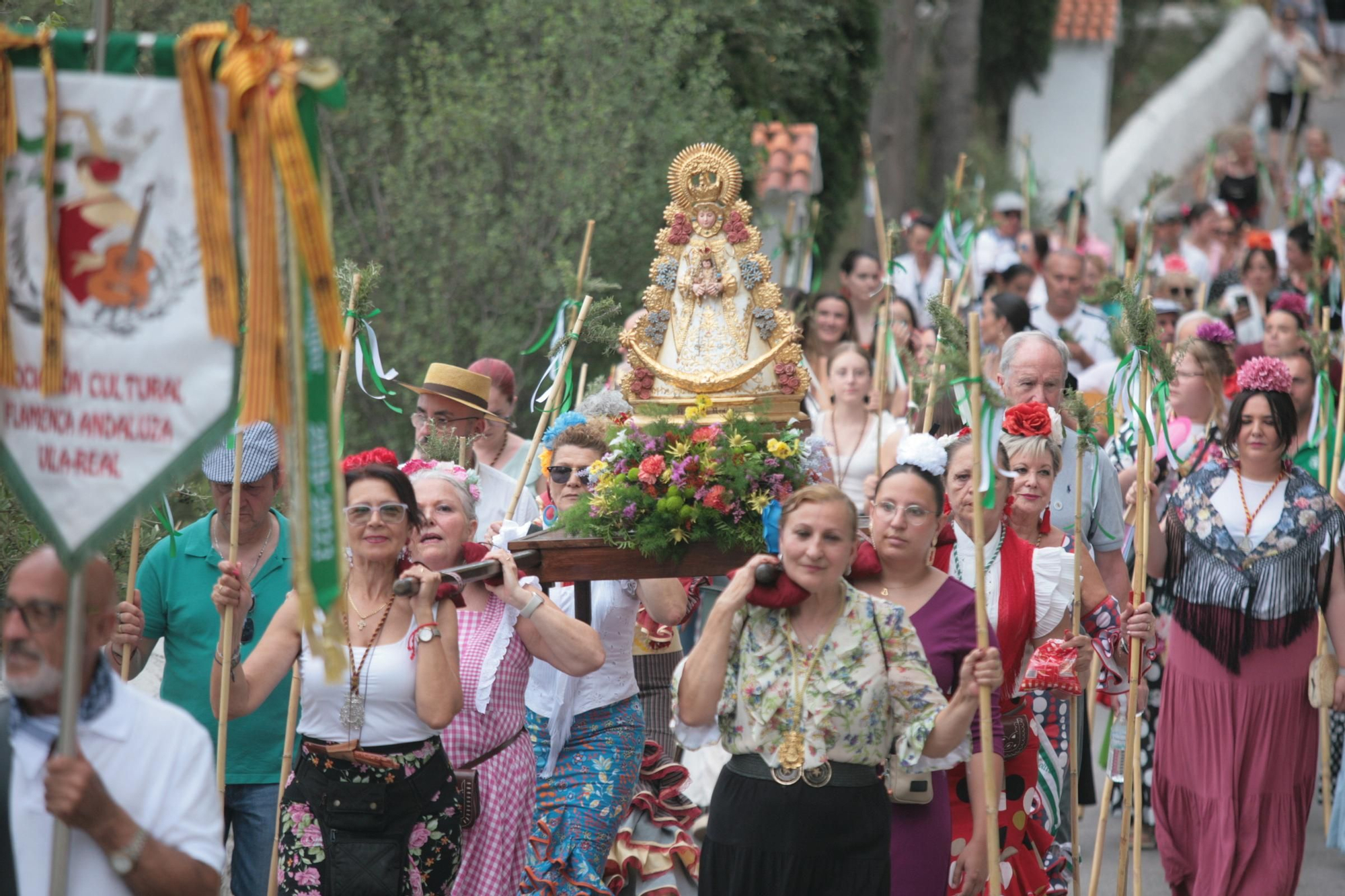 La Virgen del Rocío hace un alto en El Termet de Vila-real